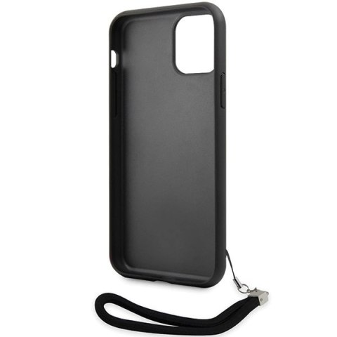 Etui Karl Lagerfeld Sequins Cord na iPhone 11 / Xr - srebrne Etui Karl Lagerfeld Sequins Cord na iPhone 11 / Xr - srebrne