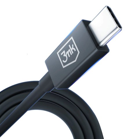 Kabel 3mk Hyper Cable ThunderBolt 240W - czarny