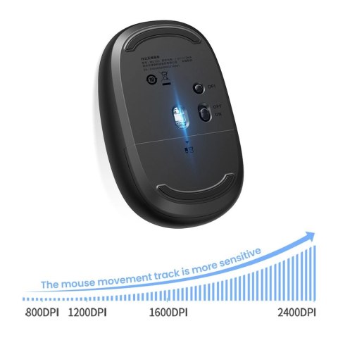Myszka bezprzewodowa USB 2.4GHz Ugreen MU105 - granatowa Myszka bezprzewodowa USB 2.4GHz Ugreen MU105 - granatowa
