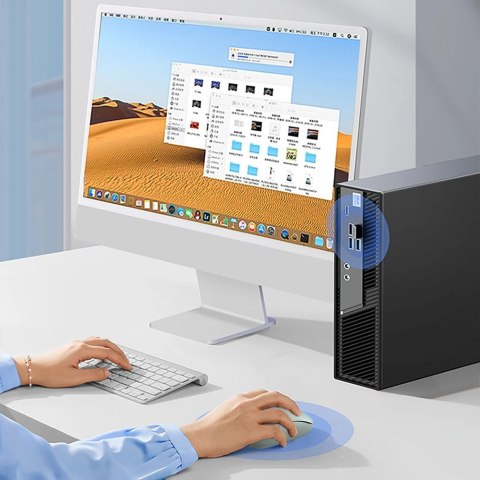 Myszka bezprzewodowa USB 2.4GHz Ugreen MU105 - zielona Myszka bezprzewodowa USB 2.4GHz Ugreen MU105 - zielona