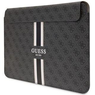 Pokrowiec Guess 4G Printed Stripes na laptopa 14" - czarny