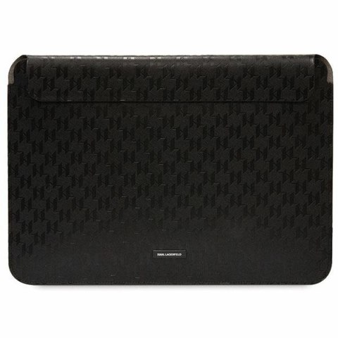 Pokrowiec Karl Lagerfeld Saffiano Plaque na laptop 14" - czarny