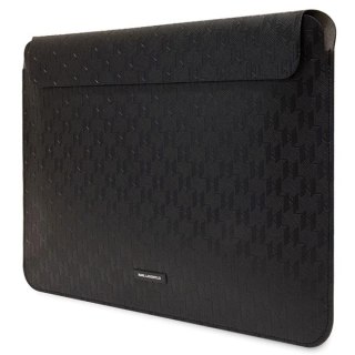 Pokrowiec Karl Lagerfeld Saffiano Plaque na laptop 14" - czarny