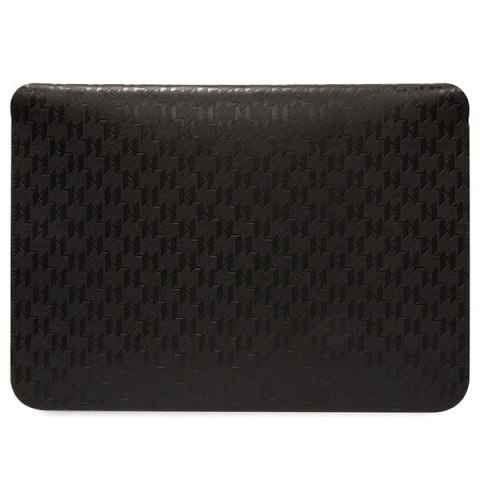 Pokrowiec Karl Lagerfeld Saffiano Plaque na laptop 14" - czarny