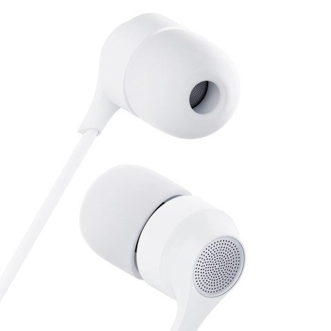 Słuchawki 3mk Wired Headphones przewodowe ze złączem USB-C - białe Słuchawki 3mk Wired Headphones przewodowe ze złączem USB-C - białe
