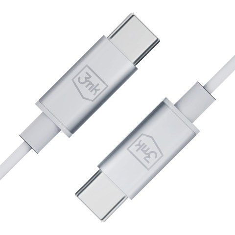 Słuchawki 3mk Wired Headphones przewodowe ze złączem USB-C - białe Słuchawki 3mk Wired Headphones przewodowe ze złączem USB-C - białe