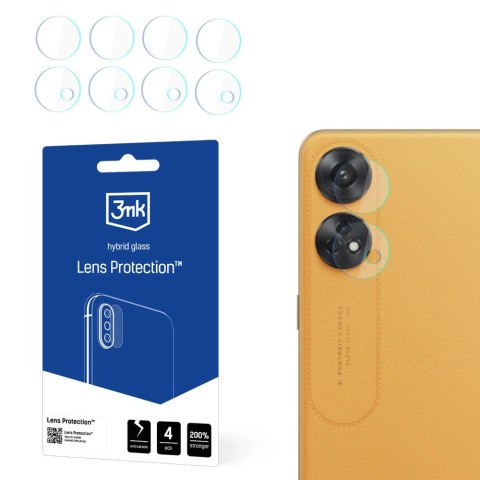 Szkło na aparat 3mk Lens Protection™ hybrydowe na Oppo Reno 8T 4G
