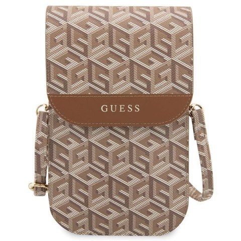 Torebka Guess GCube Stripe - brązowa