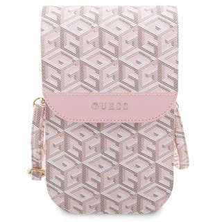 Torebka Guess GCube Stripes - różowe