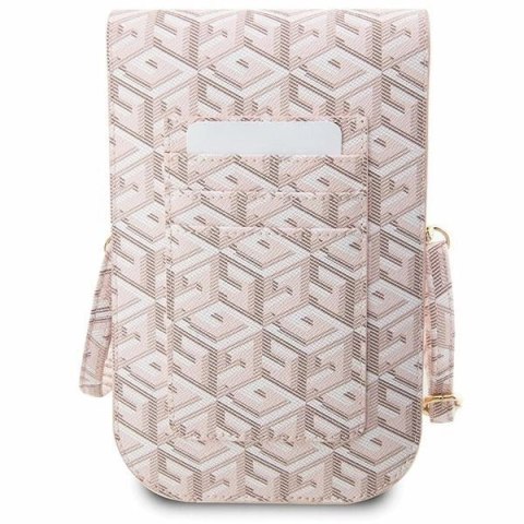 Torebka Guess GCube Stripes - różowe