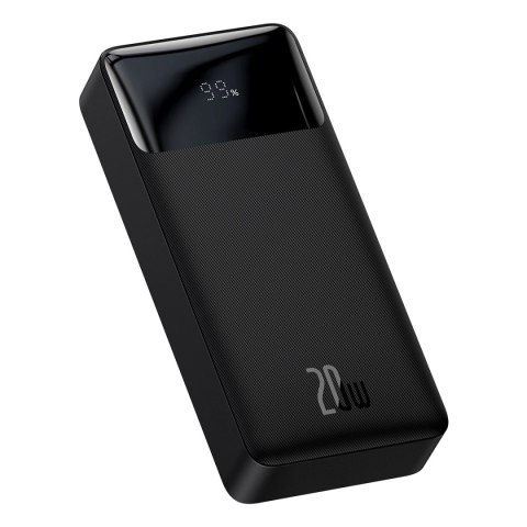 Baseus Bipow powerbank z szybkim ładowaniem 20000mAh 20W czarny (Overseas Edition) + kabel USB-A - Micro USB 0.25m czarny (PPBD0 Baseus Bipow powerbank z szybkim ładowaniem 20000mAh 20W czarny (Overseas Edition) + kabel USB-A - Micro USB 0.25m czarny (PPBD0