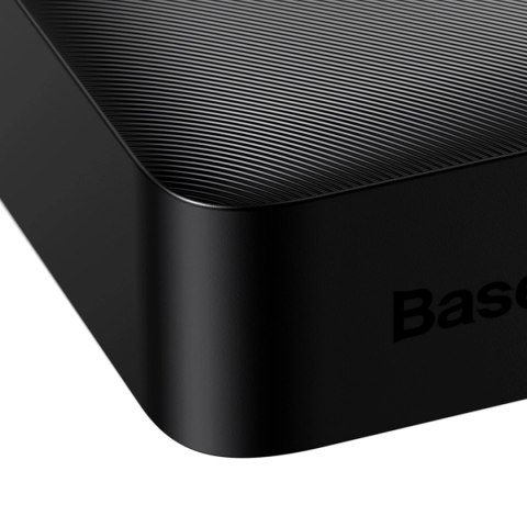Baseus Bipow powerbank z szybkim ładowaniem 20000mAh 20W czarny (Overseas Edition) + kabel USB-A - Micro USB 0.25m czarny (PPBD0 Baseus Bipow powerbank z szybkim ładowaniem 20000mAh 20W czarny (Overseas Edition) + kabel USB-A - Micro USB 0.25m czarny (PPBD0
