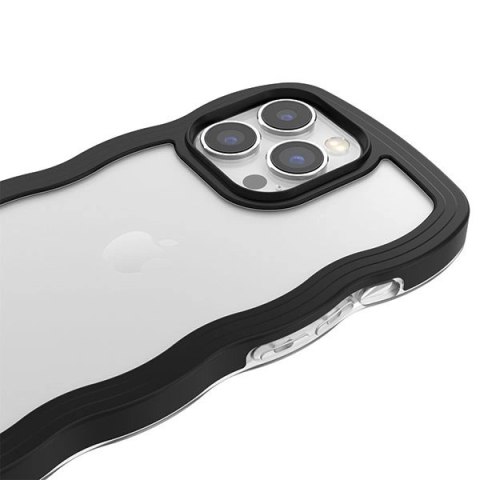 Etui Adidas OR Wavy Case na iPhone 13 Pro / iPhone 13 - czarno-przezroczyste