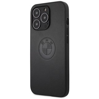 Etui BMW Leather Emboss na iPhone 13 Pro / iPhone 13 - czarne