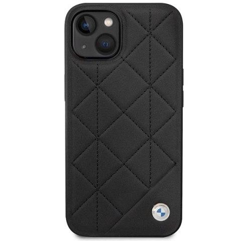 Etui BMW Leather Quilted na iPhone 14 - czarne Etui BMW Leather Quilted na iPhone 14 - czarne