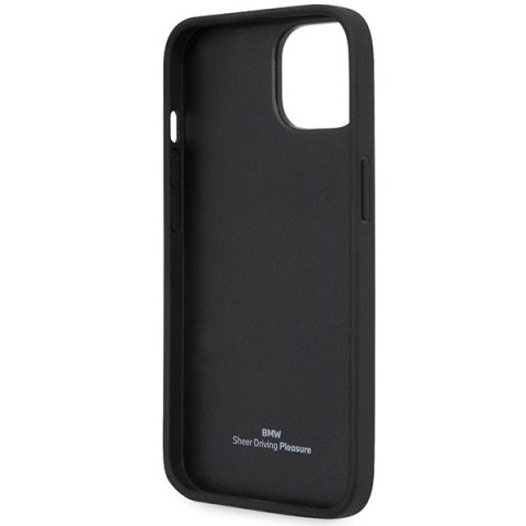 Etui BMW Leather Quilted na iPhone 14 - czarne Etui BMW Leather Quilted na iPhone 14 - czarne