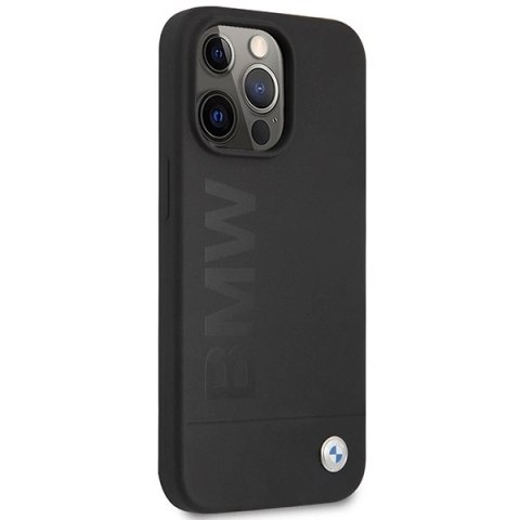 Etui BMW Silicone Signature Logo na iPhone 13 Pro / iPhone 13 - czarne Etui BMW Silicone Signature Logo na iPhone 13 Pro / iPhone 13 - czarne