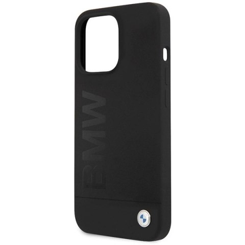 Etui BMW Silicone Signature Logo na iPhone 13 Pro / iPhone 13 - czarne Etui BMW Silicone Signature Logo na iPhone 13 Pro / iPhone 13 - czarne