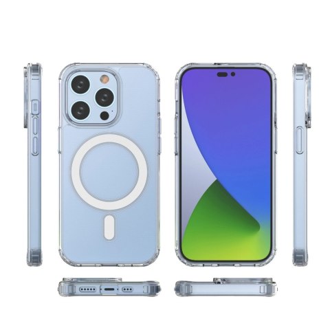 Etui magnetyczne Clear Magnetic Case z MagSafe do iPhone 15 Pro Max - przezroczyste Etui magnetyczne Clear Magnetic Case z MagSafe do iPhone 15 Pro Max - przezroczyste