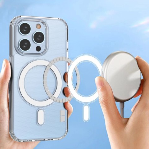 Etui magnetyczne Clear Magnetic Case z MagSafe do iPhone 15 Pro - przezroczyste Etui magnetyczne Clear Magnetic Case z MagSafe do iPhone 15 Pro - przezroczyste