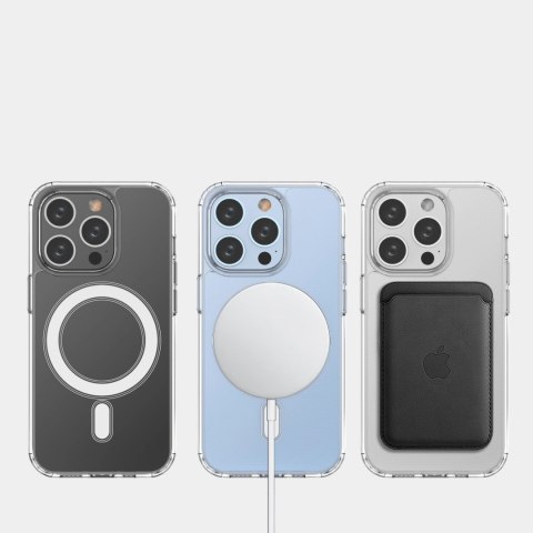 Etui magnetyczne Clear Magnetic Case z MagSafe do iPhone 15 Pro - przezroczyste Etui magnetyczne Clear Magnetic Case z MagSafe do iPhone 15 Pro - przezroczyste
