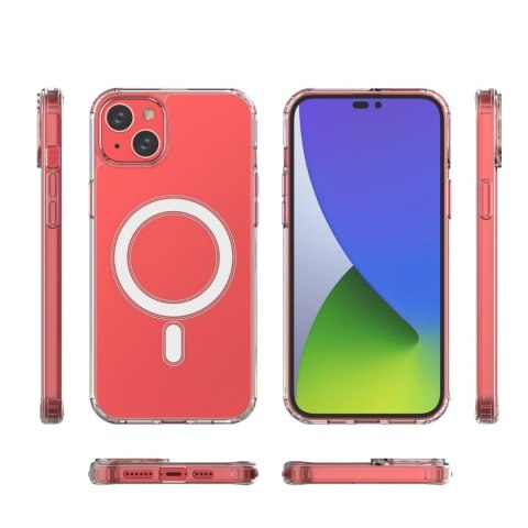 Etui magnetyczne Clear Magnetic Case z MagSafe do iPhone 15 - przezroczyste Etui magnetyczne Clear Magnetic Case z MagSafe do iPhone 15 - przezroczyste