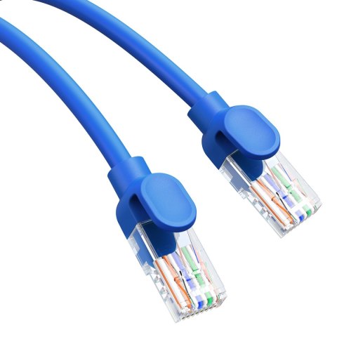 Kabel Ethernet Baseus High Speed Cat 6 RJ-45 1000Mb/s 3m okrągły - niebieski Kabel Ethernet Baseus High Speed Cat 6 RJ-45 1000Mb/s 3m okrągły - niebieski