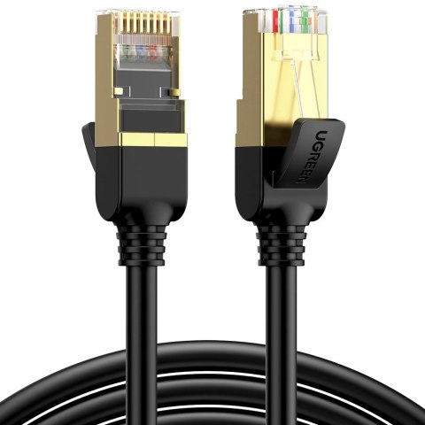 Kabel sieciowy Ugreen NW107 RJ45/Cat 7 F/FTP 15m - czarny Kabel sieciowy Ugreen NW107 RJ45/Cat 7 F/FTP 15m - czarny