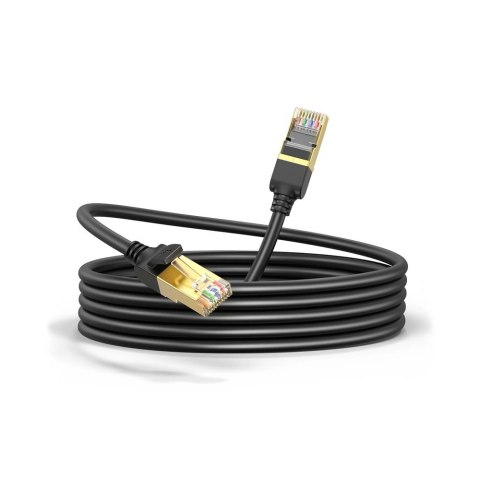Kabel sieciowy Ugreen NW107 RJ45/Cat 7 F/FTP 5m - czarny Kabel sieciowy Ugreen NW107 RJ45/Cat 7 F/FTP 5m - czarny