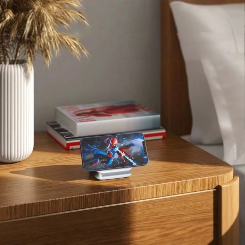Ładowarka indukcyjna 3w1 Dudao A11N 15W - biała + kabel USB-C / USB-C Ładowarka indukcyjna 3w1 Dudao A11N 15W - biała + kabel USB-C / USB-C