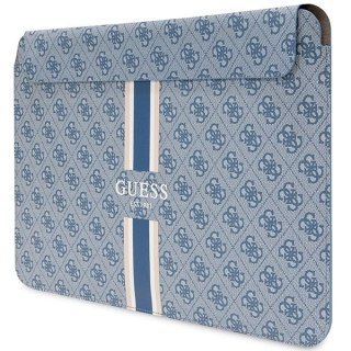 Pokrowiec Guess 4G Printed Stripes na laptopa 14" - niebieski