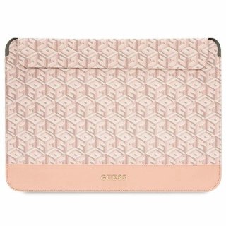 Pokrowiec Guess GCube Stripes na laptopa 14" - różowy