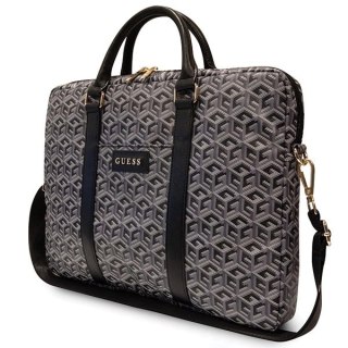 Torba Guess GCube Stripes na laptopa 16" - czarna