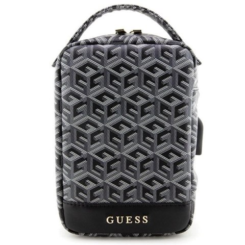 Torba organizer Guess GCube Stripes - czarna