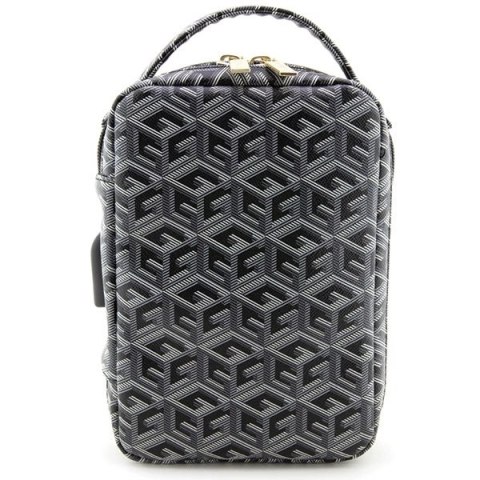 Torba organizer Guess GCube Stripes - czarna