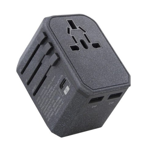 Adapter podróżny UNIQ Voyage LITHOS Collective 33W 2xUSB PD 18W QC 3.0 - szary Adapter podróżny UNIQ Voyage LITHOS Collective 33W 2xUSB PD 18W QC 3.0 - szary