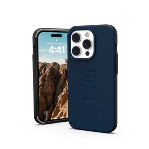 Etui UAG Civilian MagSafe do iPhone 14 Pro - ciemnoniebieskie Etui UAG Civilian MagSafe do iPhone 14 Pro - ciemnoniebieskie