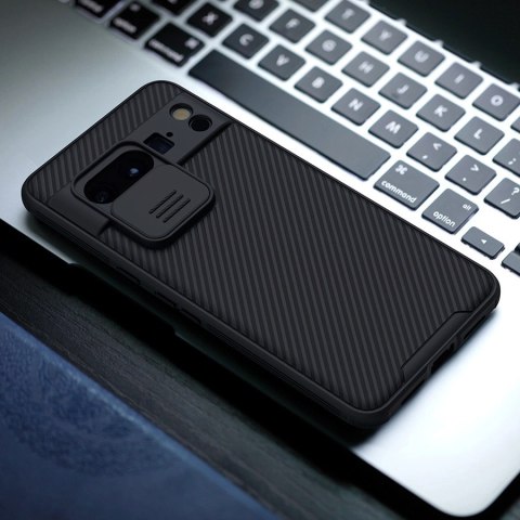 Etui z osłoną na aparat Nillkin CamShield Pro Case do Google Pixel 8 Pro - czarne Etui z osłoną na aparat Nillkin CamShield Pro Case do Google Pixel 8 Pro - czarne