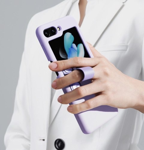 Etui z zawieszką i podstawką Nillkin Flex Flip do Samsung Galaxy Z Flip 5 - czarne