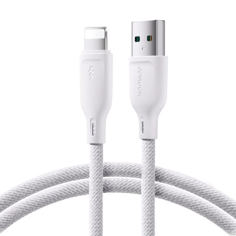 Kabel Joyroom Multi-Color Series S-A34 USB-A / Lightning 3A 1m - biały Kabel Joyroom Multi-Color Series S-A34 USB-A / Lightning 3A 1m - biały