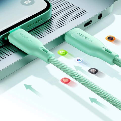 Kabel Joyroom Multi-Color Series S-A34 USB-A / Lightning 3A 1m - biały Kabel Joyroom Multi-Color Series S-A34 USB-A / Lightning 3A 1m - biały