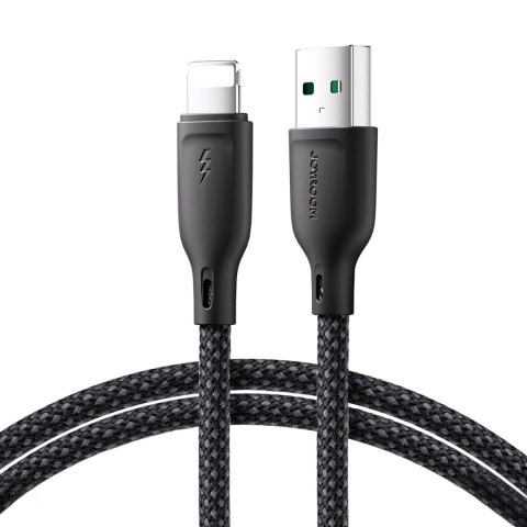 Kabel Joyroom Multi-Color Series S-A34 USB-A / Lightning 3A 1m - czarny Kabel Joyroom Multi-Color Series S-A34 USB-A / Lightning 3A 1m - czarny