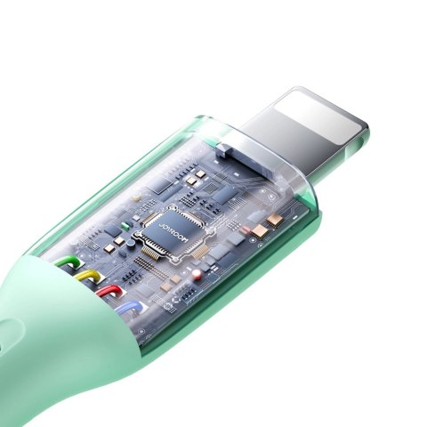 Kabel Joyroom Multi-Color Series S-A34 USB-A / Lightning 3A 1m - czarny Kabel Joyroom Multi-Color Series S-A34 USB-A / Lightning 3A 1m - czarny