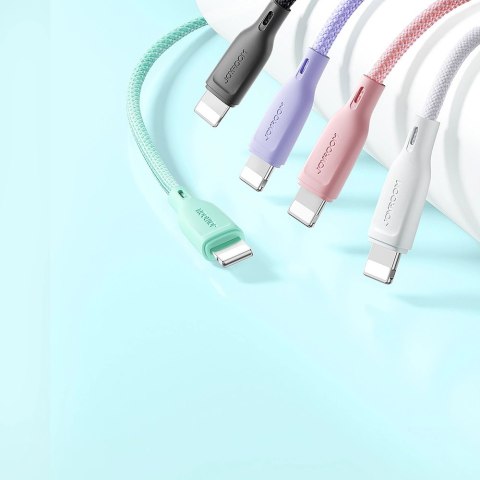 Kabel Joyroom Multi-Color Series S-A34 USB-A / Lightning 3A 1m - czarny Kabel Joyroom Multi-Color Series S-A34 USB-A / Lightning 3A 1m - czarny