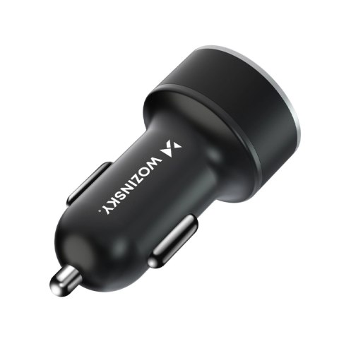 Ładowarka samochodowa Wozinsky WDCCAC USB-C USB-A 36W - czarna Ładowarka samochodowa Wozinsky WDCCAC USB-C USB-A 36W - czarna