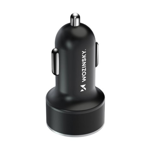 Ładowarka samochodowa Wozinsky WDCCAC USB-C USB-A 36W - czarna Ładowarka samochodowa Wozinsky WDCCAC USB-C USB-A 36W - czarna
