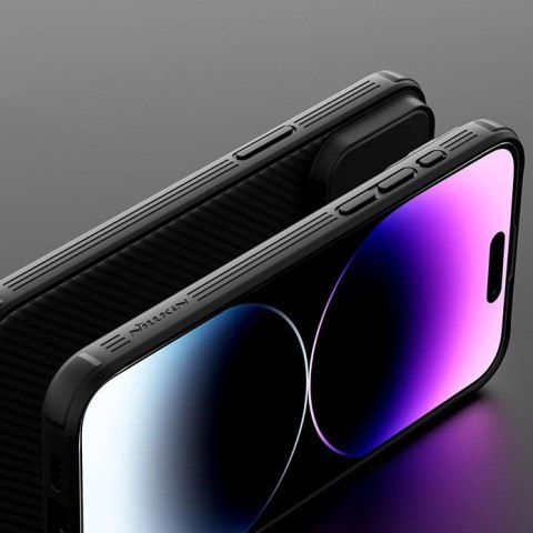Pancerne etui Nillkin CamShield Pro Magnetic Case do iPhone 15 Plus z osłoną na aparat - czarne Pancerne etui Nillkin CamShield Pro Magnetic Case do iPhone 15 Plus z osłoną na aparat - czarne