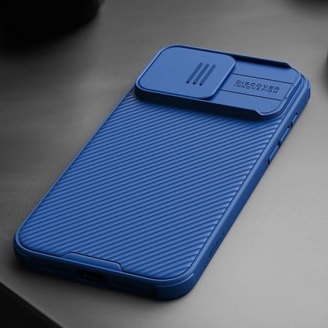 Pancerne etui Nillkin CamShield Pro Magnetic Case do iPhone 15 Plus z osłoną na aparat - czarne Pancerne etui Nillkin CamShield Pro Magnetic Case do iPhone 15 Plus z osłoną na aparat - czarne