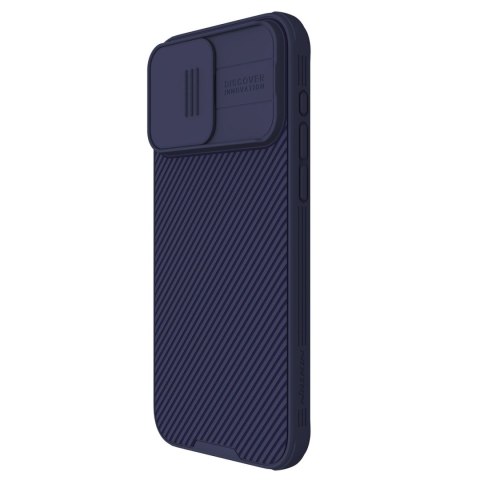 Pancerne etui Nillkin CamShield Pro Magnetic Case do iPhone 15 Pro Max z osłoną na aparat - fioletowe Pancerne etui Nillkin CamShield Pro Magnetic Case do iPhone 15 Pro Max z osłoną na aparat - fioletowe