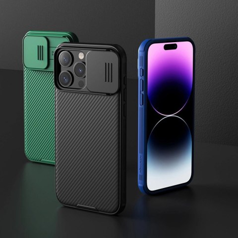 Pancerne etui Nillkin CamShield Pro Magnetic Case do iPhone 15 Pro Max z osłoną na aparat - fioletowe Pancerne etui Nillkin CamShield Pro Magnetic Case do iPhone 15 Pro Max z osłoną na aparat - fioletowe